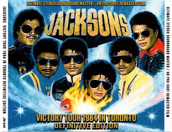 JACKSONS / VICTORY TOUR 1984 IN TORONTO DEFINITIVE EDITION Stereo Soundboard HD Remaster Pro-Shot (2CDR+1BDR)