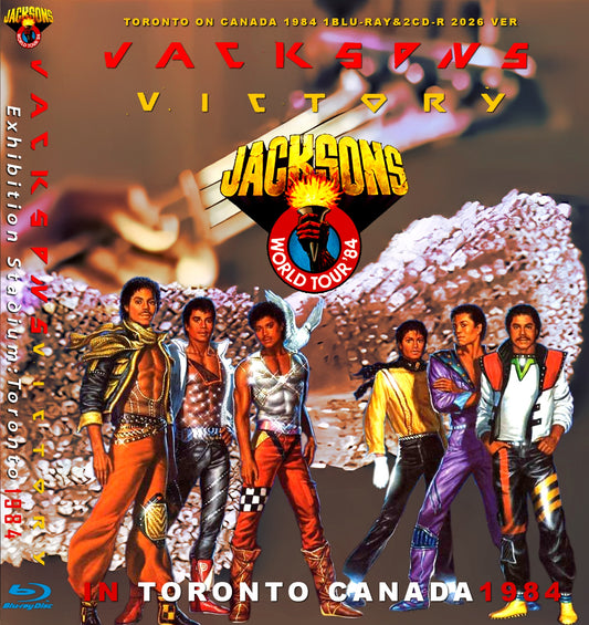 The Jacksons / Victory Tour 1984 Toronto 2nd Show CNE Stadium (1BDR+2CDR)