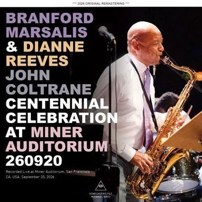 BRANFORD MARSALIS & DIANNE REEVES / JOHN COLTRANE 100th CELEBRATION AT 260920 (2CDR)