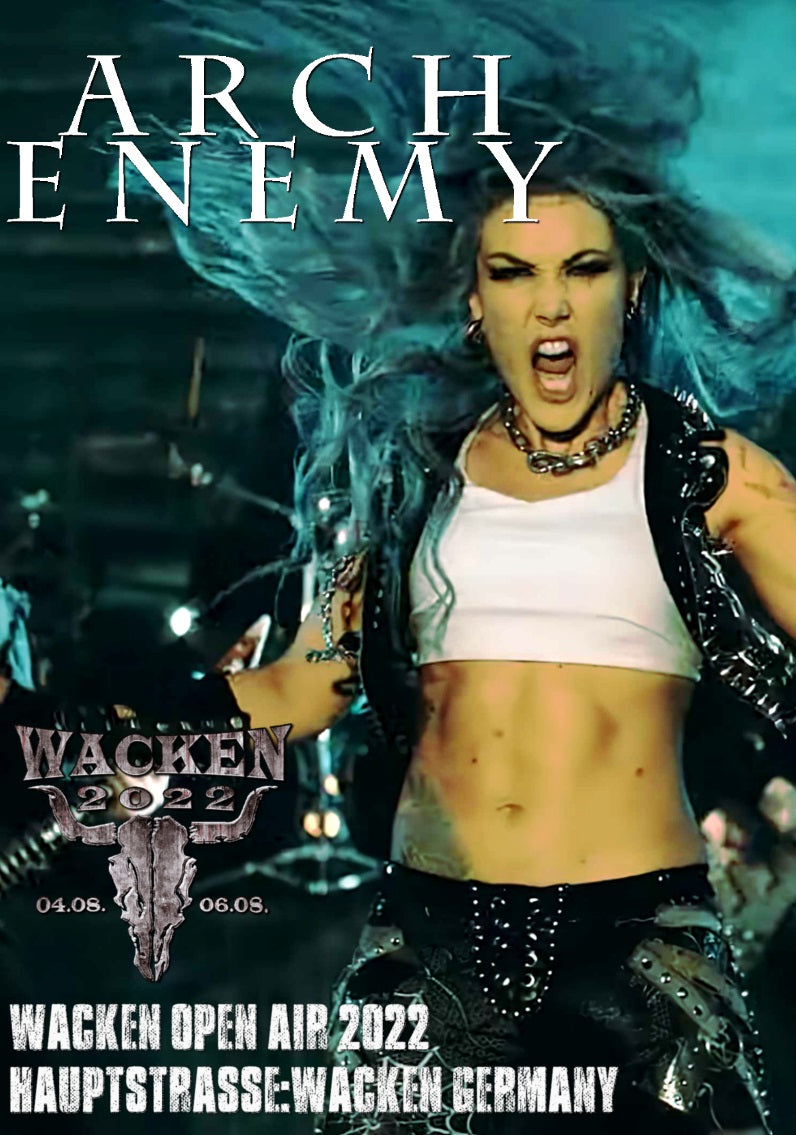 Arch Enemy / Wacken Open Air 2022 Hauptstrasse PRO SHOT (1DVDR)