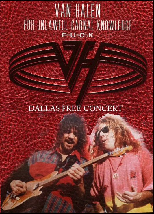 Van Halen / Dallas Free Concert Pro-Shot 1991  (1DVDR)