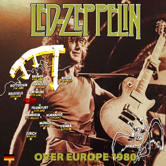 Led Zeppelin / Tour Over Europe 1980 show 2nd Sporthalle (2CDR)