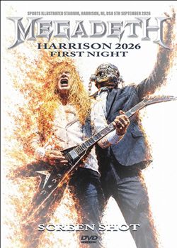 MEGADETH / HARRISON 2026 1ST NIGHT SCREEN SHOT (1DVDR)