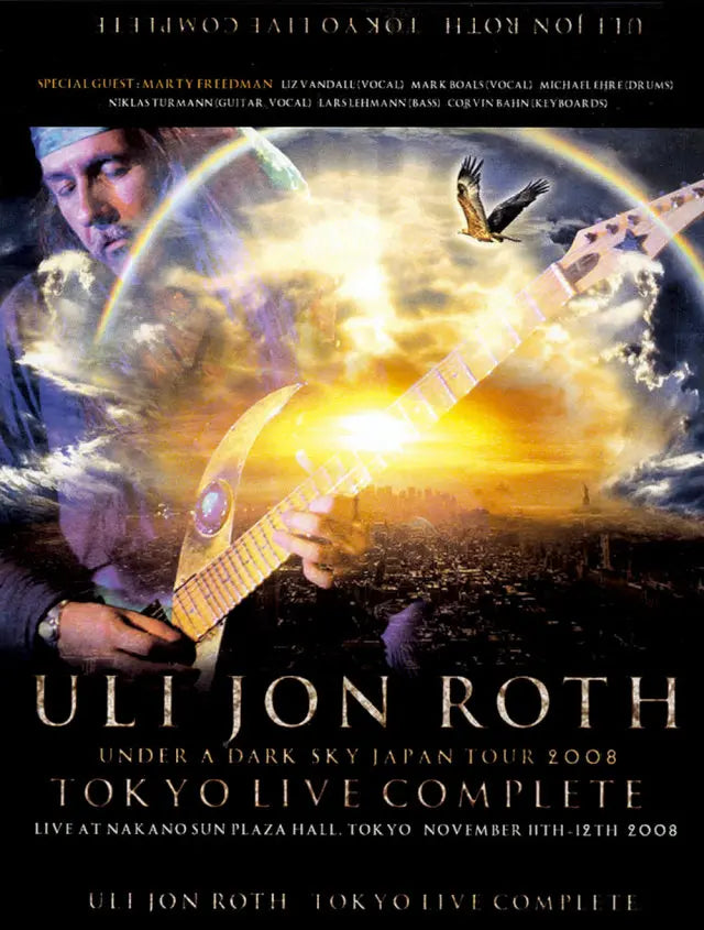 ULI JON ROTH / TOKYO LIVE COMPLETE Nakano Sunplaza Hall 2008 (4CDR)