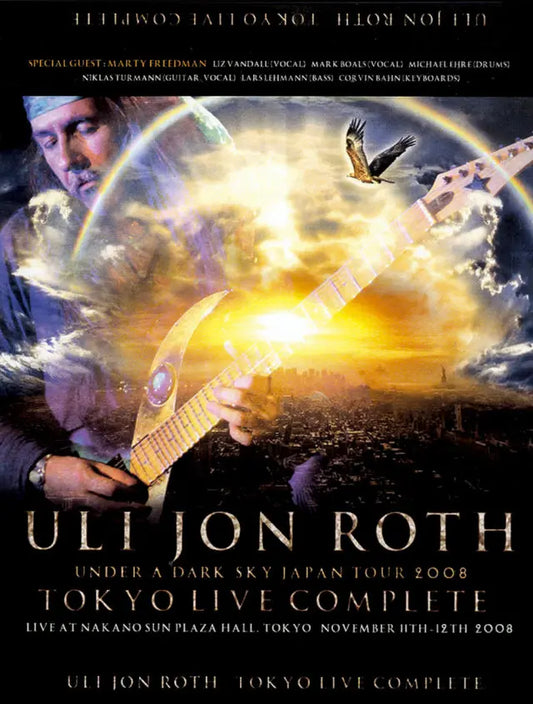 ULI JON ROTH / TOKYO LIVE COMPLETE Nakano Sunplaza Hall 2008 (4CDR)