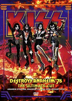 KISS / DESTROYS ANAHEIM '76 THE ULTIMATE CUT PRO SHOT (1DVDR)