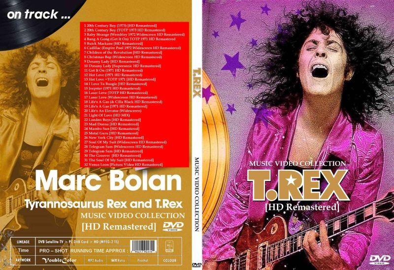 T.REX / MUSIC VIDEO COLLECTION (1DVDR) Unprinted white disc