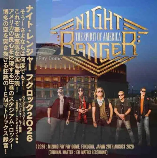 NIGHT RANGER / The Spirit of America (Carries On) THE GREATEST ROCK FUKUOKA 2026 (2CDR+1DVDR)
