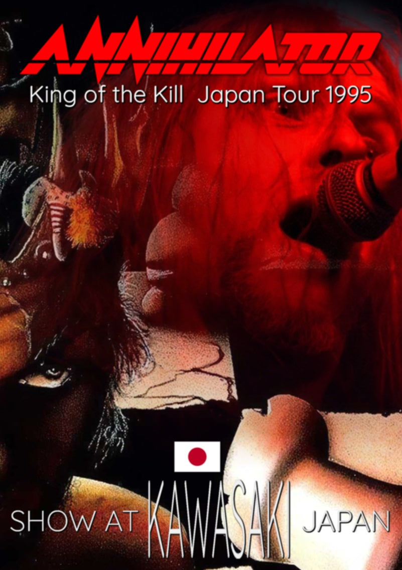 Annihilator / King of the Kill Japan Tour 1995 CLUB CITTA PRO SHOT (1DVDR)