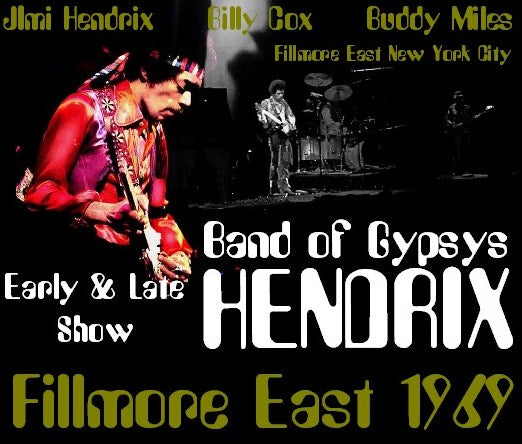 Jimi Hendrix Band of Gypsys / Fillmore East 69-70 ful show (3CDR)