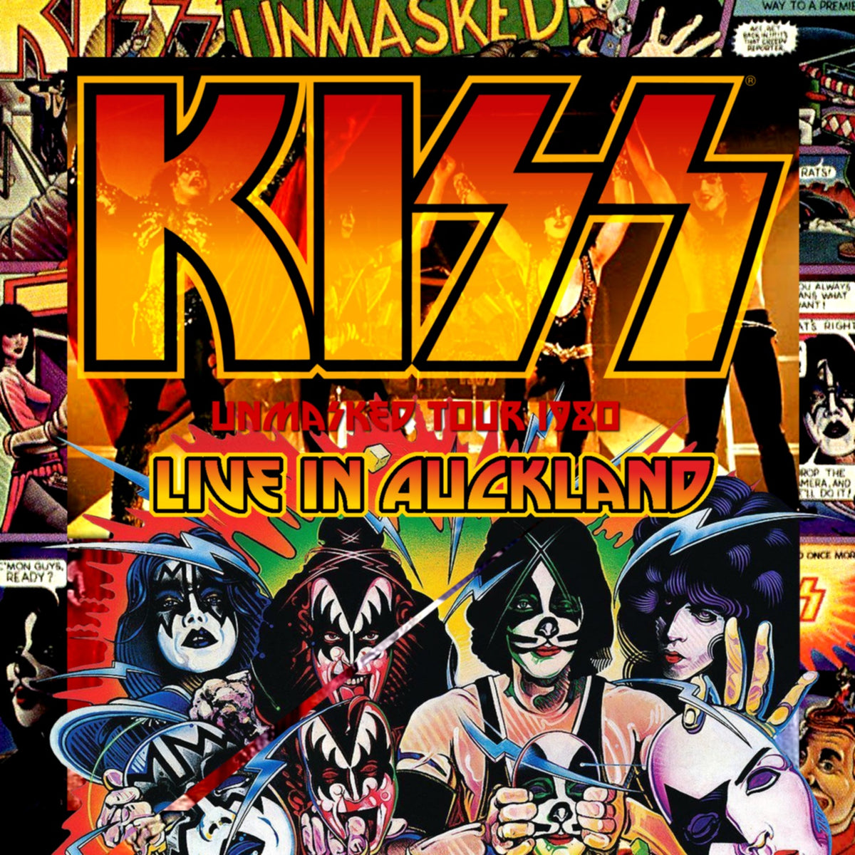 KISS / Unmasked Tour 1980 Final last Ace's gig Western Springs Stadium SOUNDBOARD (2CDR)