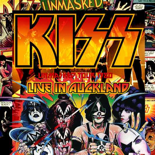 KISS / Unmasked Tour 1980 Final last Ace's gig Western Springs Stadium SOUNDBOARD (2CDR)
