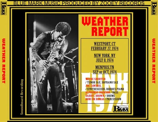 WEATHER REPORT / FUNK 1974 SOUNDBOARD (3CDR)