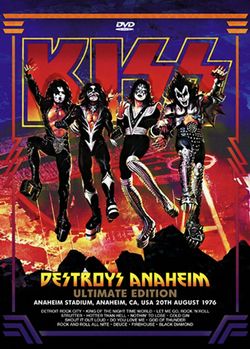 KISS / DESTROYS ANAHEIM ULTIMATE EDITION PRO SHOT (1DVDR)