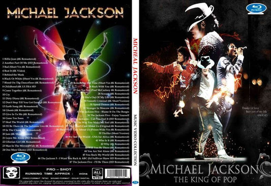 MICHAEL JACKSON / MUSIC VIDEO COLLECTION  (1BDR) Unprinted white disc