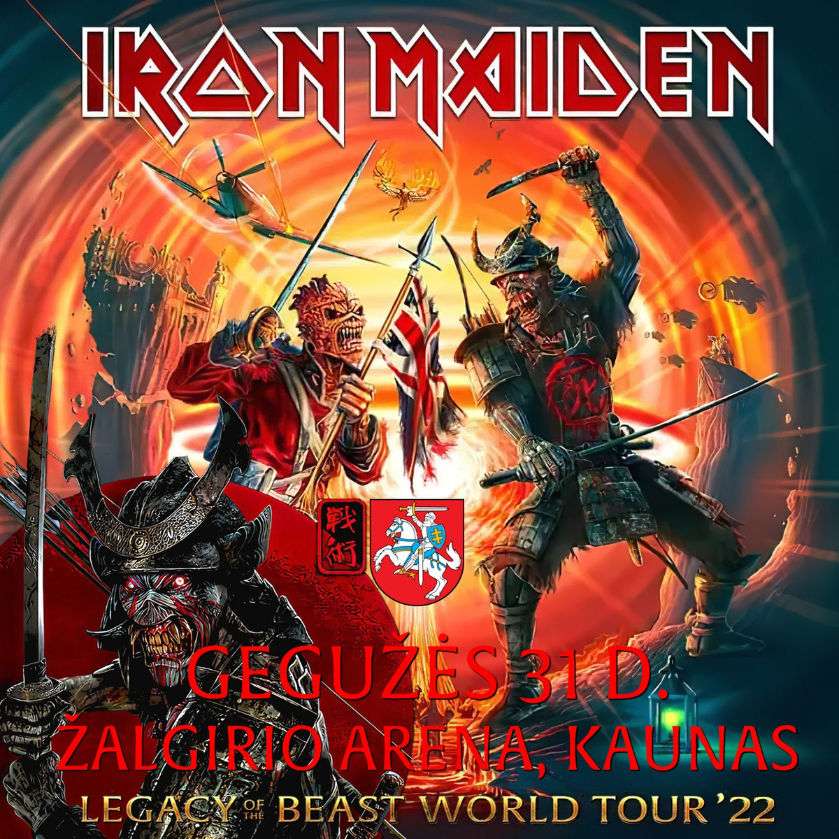 Iron Maiden / Legacy of the Beast World Tour 2022 (2CDR)