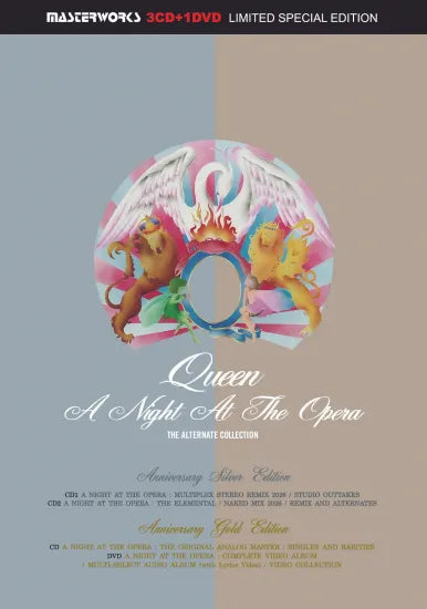 QUEEN / A NIGHT AT THE OPERA THE ALTERNATE COLLECTION LIMITED SPECIAL EDITION (3CD+1DVD)