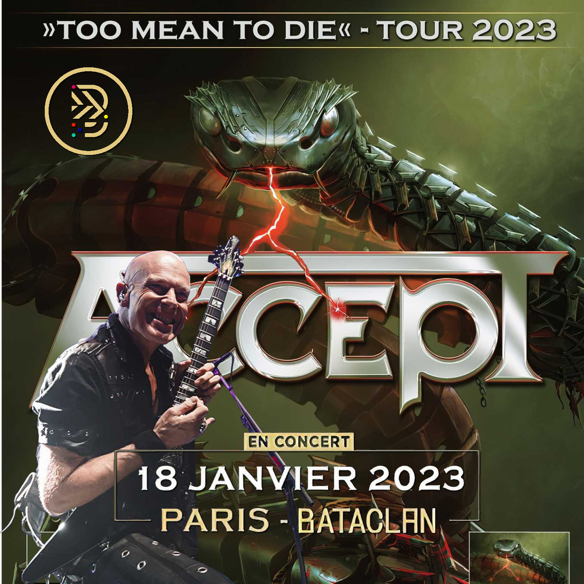 Accept / Too Mean to Die Tour 2023 Le Bataclan (2CDR)