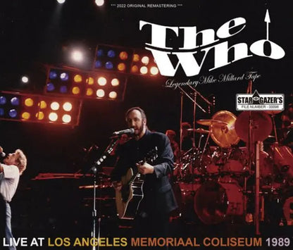 THE WHO / LIVE AT LOS ANGELES MEMORIAL COLISEUM 1989 LEGENDARY MIKE MILLARD TAPE (3CDR)