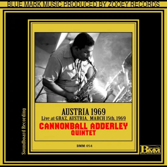 CANNONBALL ADDERLEY QUARTET / AUSTRIA 1969 SOUNDBOARD (1CDR)