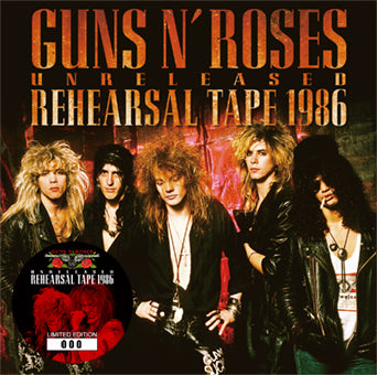 GUNS N' ROSES / UNRELEASED REHEARSAL TAPE 1986 (1CD)
