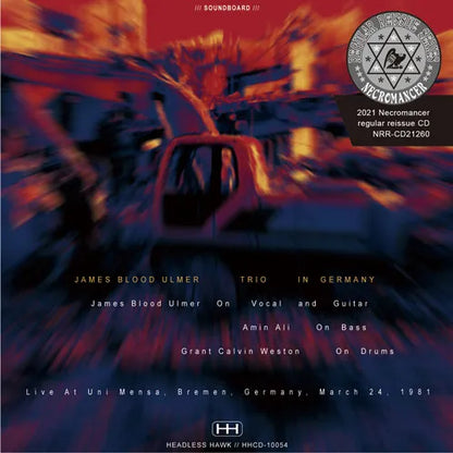 JAMES BLOOD ULMER TRIO / LIVE IN GERMANY 1981 (1CDR)