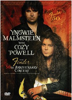 YNGWIE MALMSTEEN w/COZY POWELL / THE FENDER 50TH ANNIVERSARY CONCERT (1DVDR)