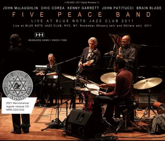 JOHN McLAUGHLIN FIVE PEACE BAND / LIVE AT BLUE NOTE JAZZ CLUB 2011 (3CDR)