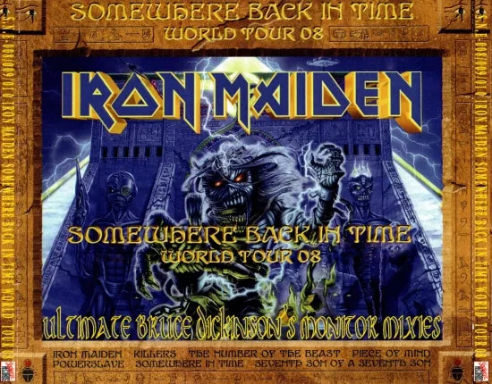 IRON MAIDEN / SOMEWEHER BACK IN TIME WORLD TOUR 08 (3CDR)