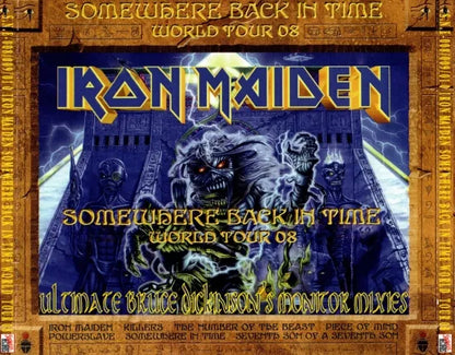 IRON MAIDEN / SOMEWEHER BACK IN TIME WORLD TOUR 08 (3CDR)