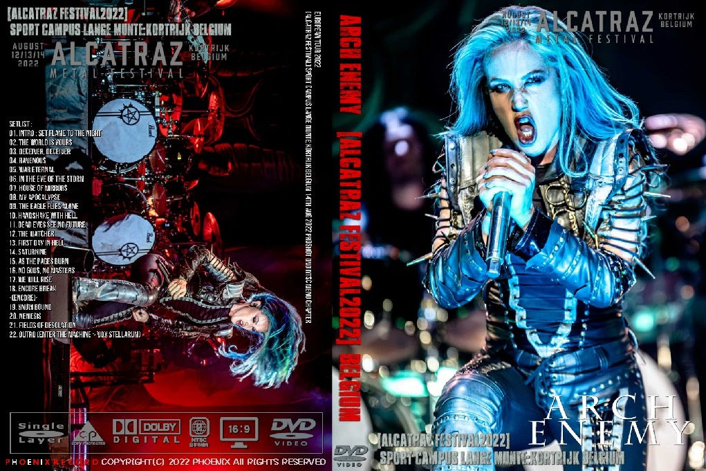 Arch Enemy / at Alcatraz Metal Festival 2022 PRO SHOT (1DVDR)