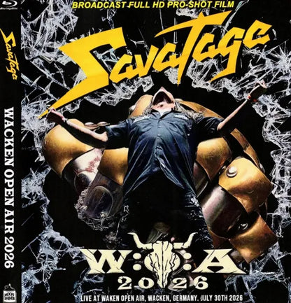 SAVATAGE / WACKEN OPEN AIR 2026 HD PRO SHOT (1BDR)