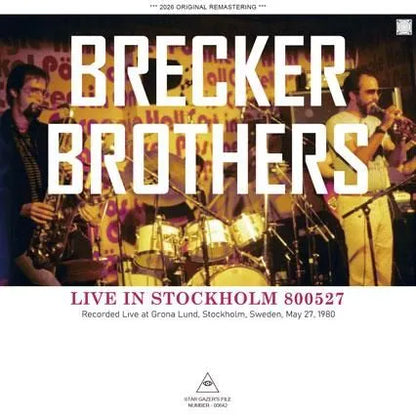 BRECKER BROTHERS / LIVE IN STOCKHOLM 800527 (1CDR)
