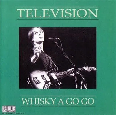 TELEVISION / LIVE AT WHISKY A GO GO  (2CDR)
