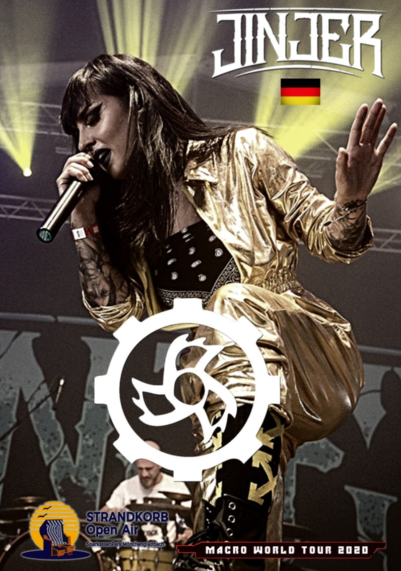 JINJER / Macro Tour 2020 Strandkorb Open Air SparkassenPark PRO SHOT (1DVDR)