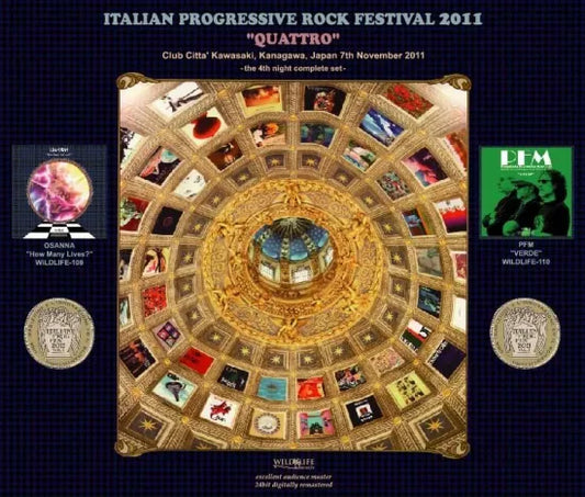 PFM (Premiata Forneria Marconi) & OSANNA [Italian Progressive Rock Festival 2011] / QUATTRO (4CDR)