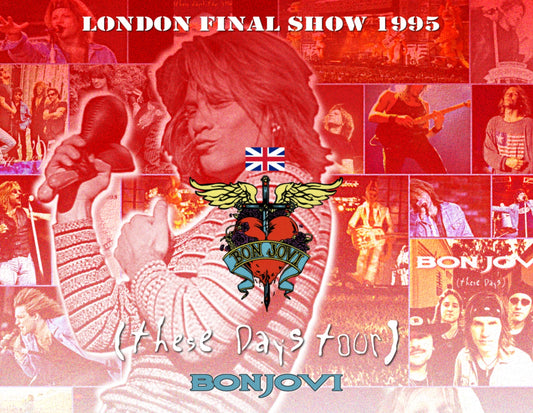 Bon Jovi / These Days European Tour 1995 London Final show Wembley Stadium (3CDR)