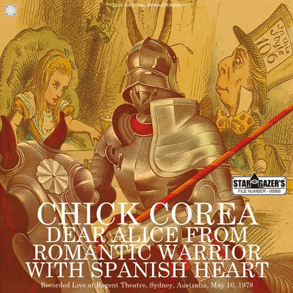 CHICK COREA / DEAR ALICE FROM ROMANTIC WARRIOR WITH SPANISH HEART LIVE IN SYDNEY 1978 STEREO SOUNDBOARD (2CDR)