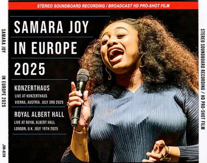 SAMARA JOY / IN EUROPE 2025 STEREO SOUNDBOARD (2CDR+1BDR)