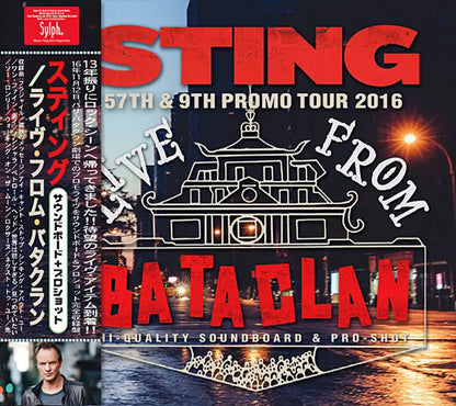 STING / LIVE FROM BATACLAN 2016 (2CDR+DVDR)