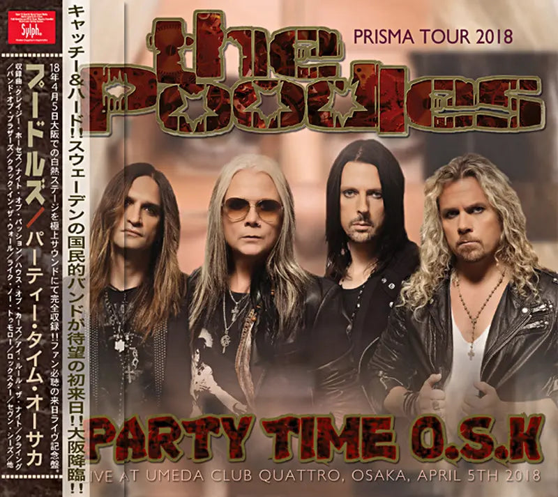 THE POODLES / PARTY TIME O.S.K Umeda Quattro, Osaka 2018 (2CDR)