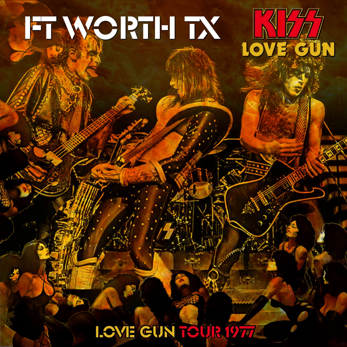 KISS / Love Gun Tour 1977 Tarrant County Convention Center SOUNDBOARD (1CDR)