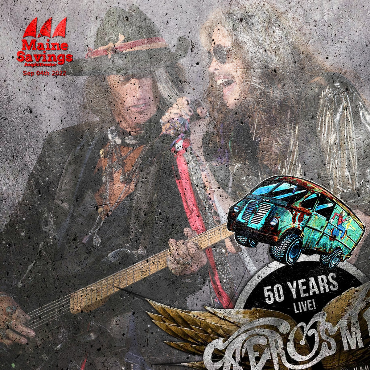 Aerosmith / US Tour 2022 Maine Savings Amphitheater (2CDR)
