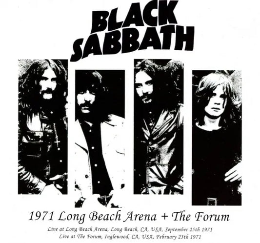 BLACK SABBATH / 1971 Long Beach Arena + The Forum (2CDR)
