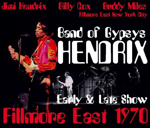 Jimi Hendrix Band of Gypsys / Fillmore East 69-70 ful show (3CDR)