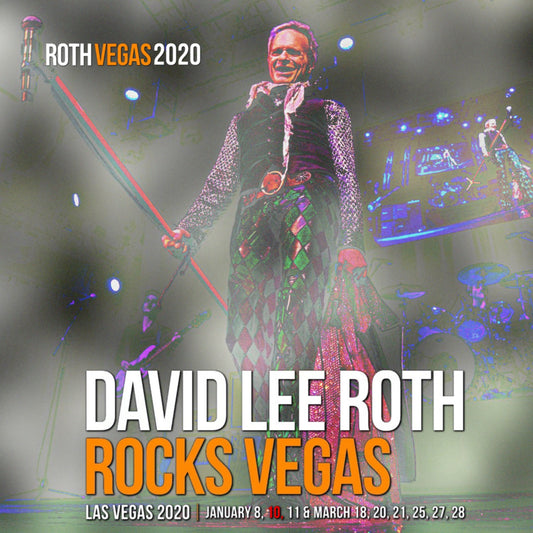 David Lee Roth / Rocks Vegas 2020 Las Vegas show 2nd House of Blues (2CDR)
