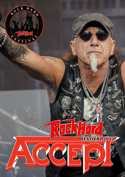 Accept / Too Mean to Die Tour 2022 Rock Hard Festival PRO SHOT (1DVDR)