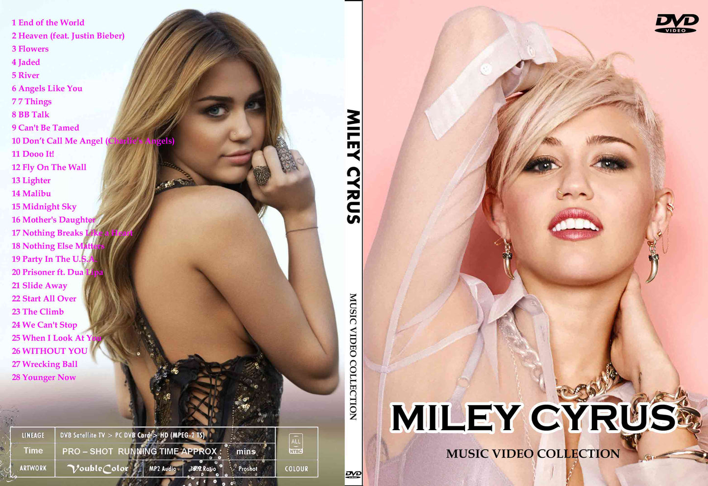 Miley Cyrus / MUSIC VIDEO COLLECTION (1DVDR) Unprinted white disc