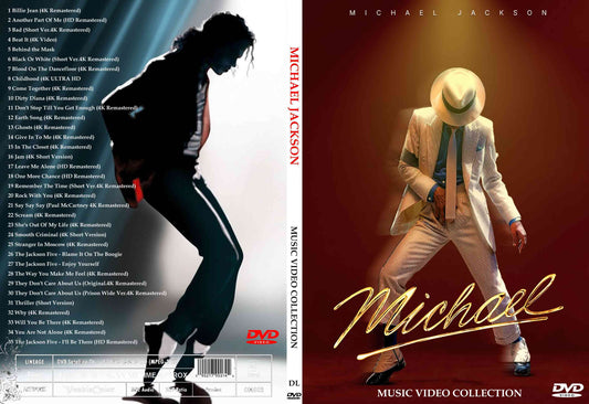 MICHAEL JACKSON / MUSIC VIDEO COLLECTION (1DVDR) Unprinted white disc