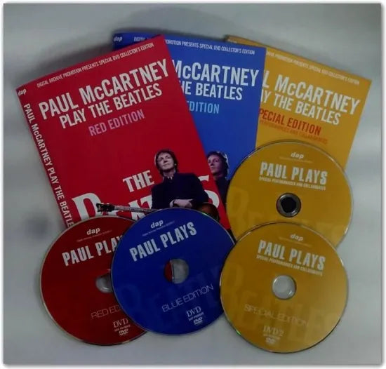 PAUL McCARTNEY / PLAY THE BEATLES RED BLUE & SPECIAL DVD SET(1DVD+1DVD+2DVD  SET)